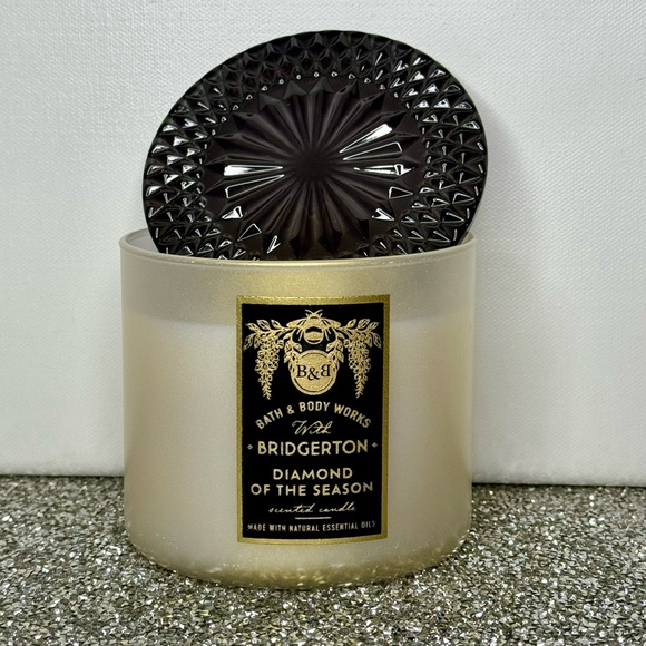 Bath & Body Works Other - Bath & Body Works 3 Wick Candle Diamond of the Season Bridgerton Collection NWT